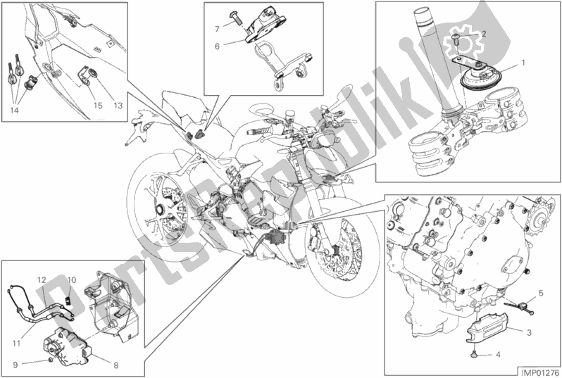 Wszystkie części do 13e - Urz? Dzenia Elektryczne Ducati Streetfighter V4 1103 2020